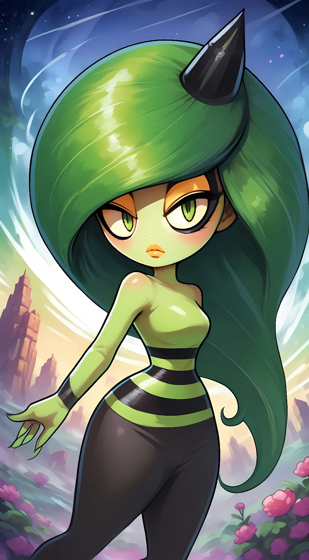 ai character: zeena background