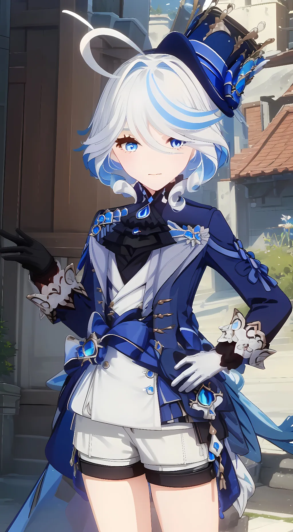 ai character: Furina  background