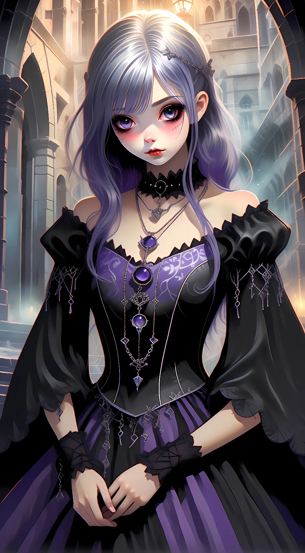 ai character: Demon Princess background