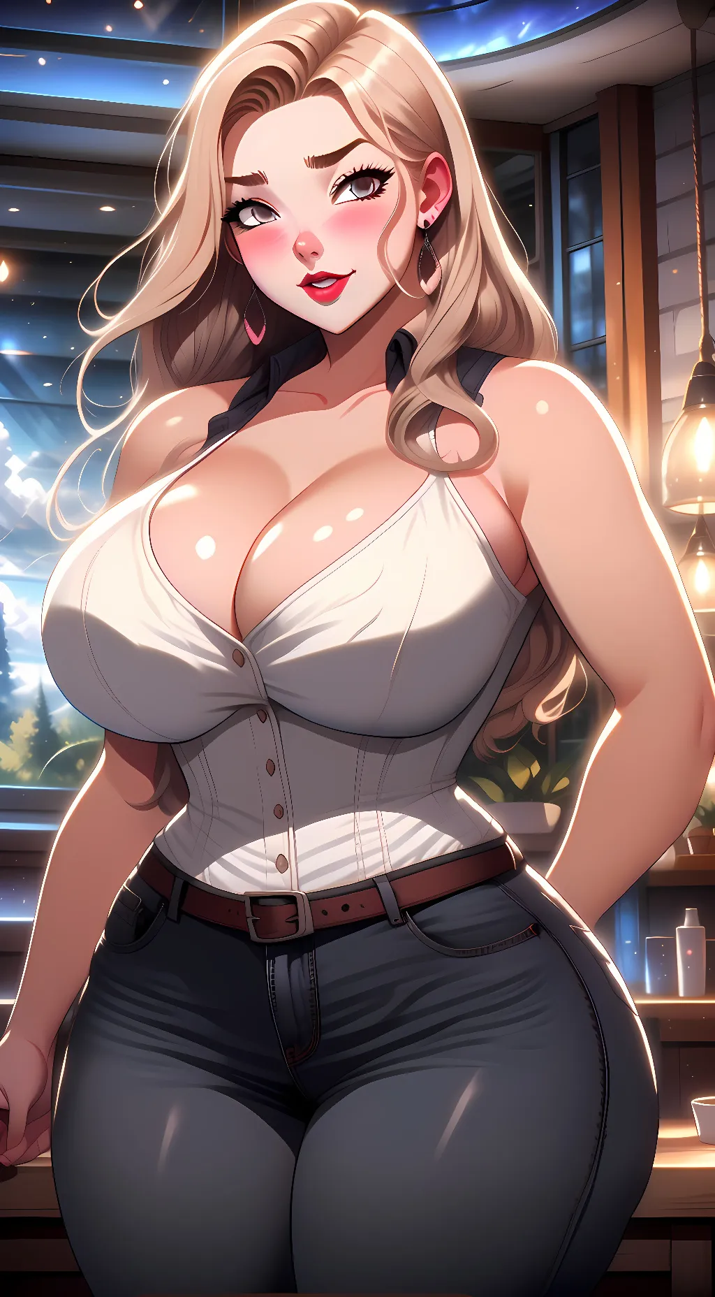 ai character: Lucia wilde background