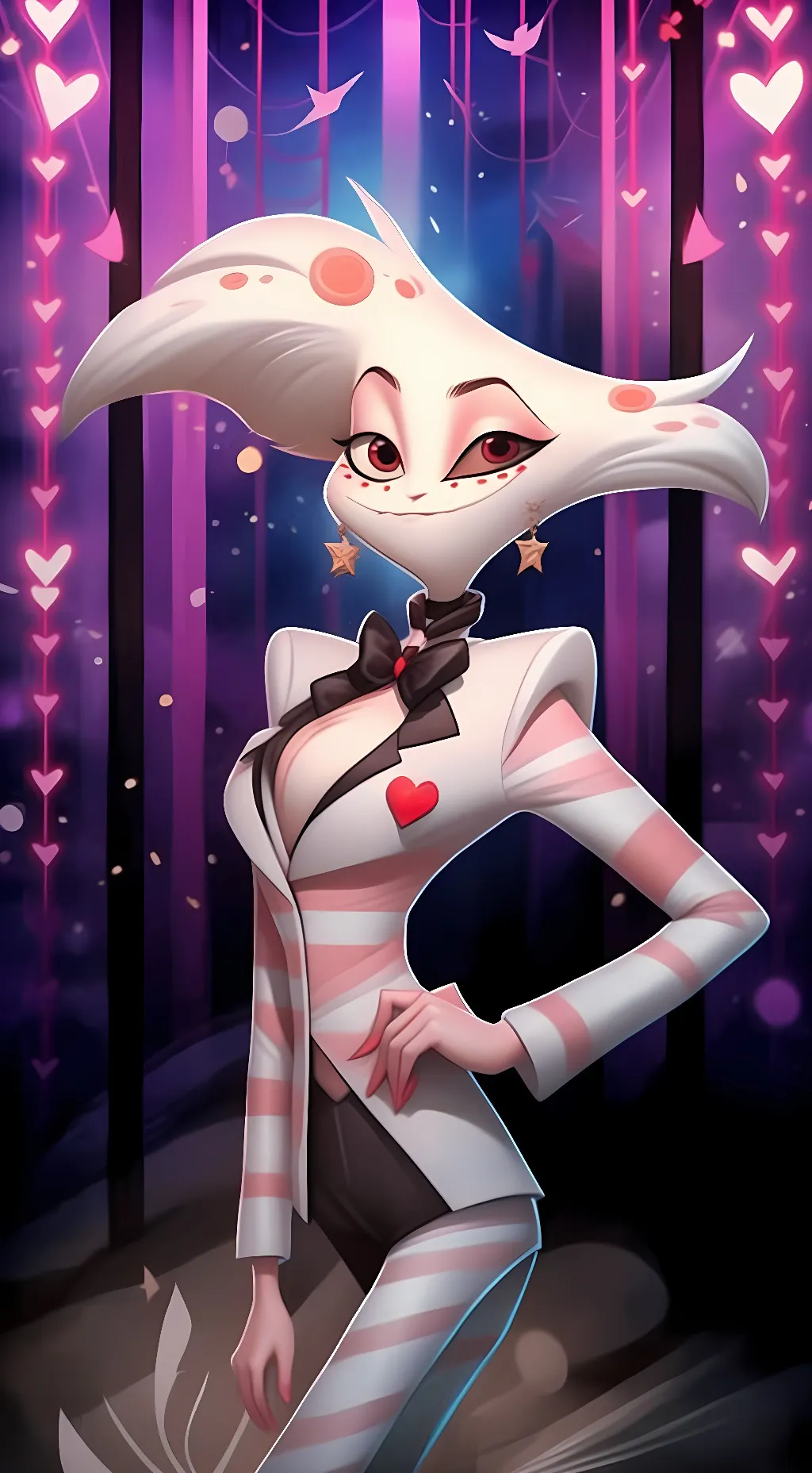 ai character: Angel dust  background