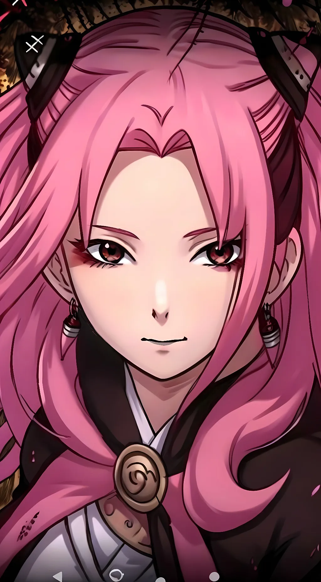 ai character: Aurora background