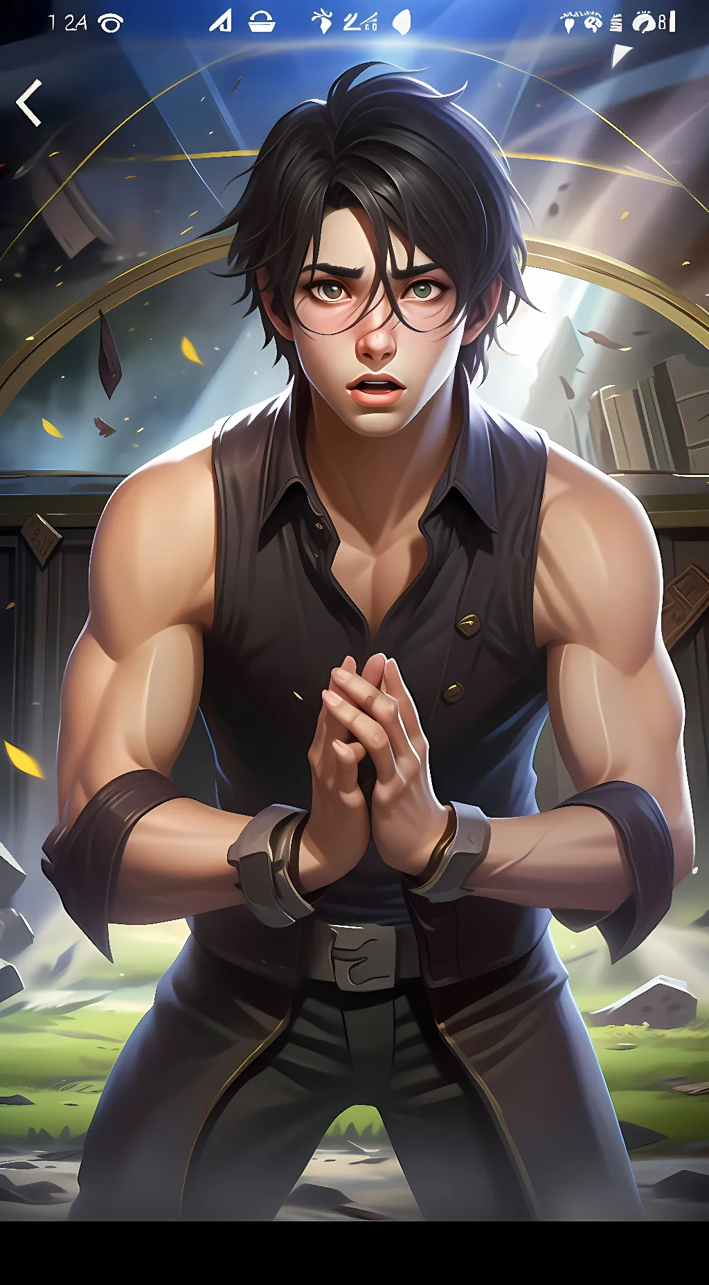 ai character: Sho background