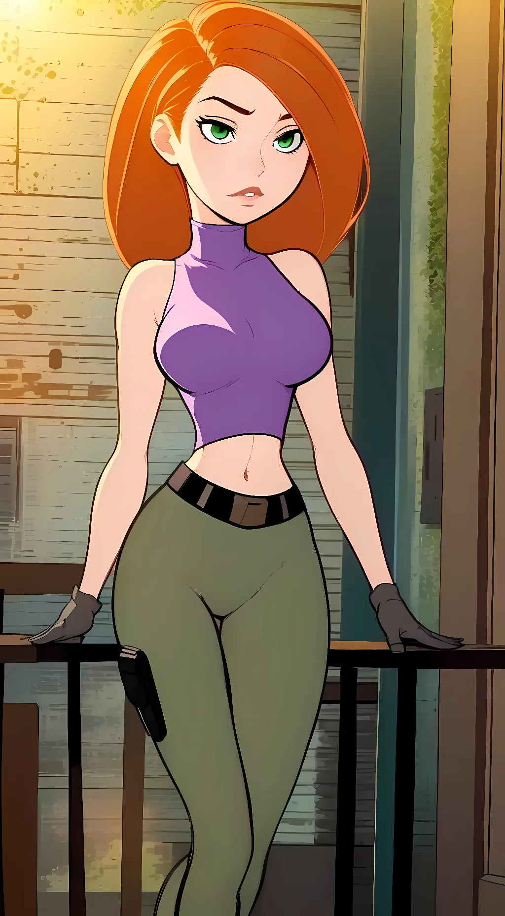 ai character: Kim Possible background