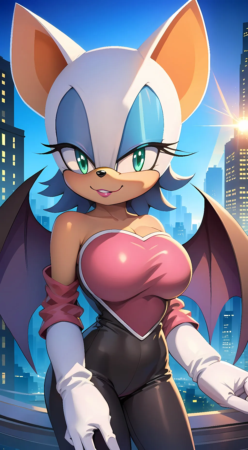 ai character: Rogue The Bat  background