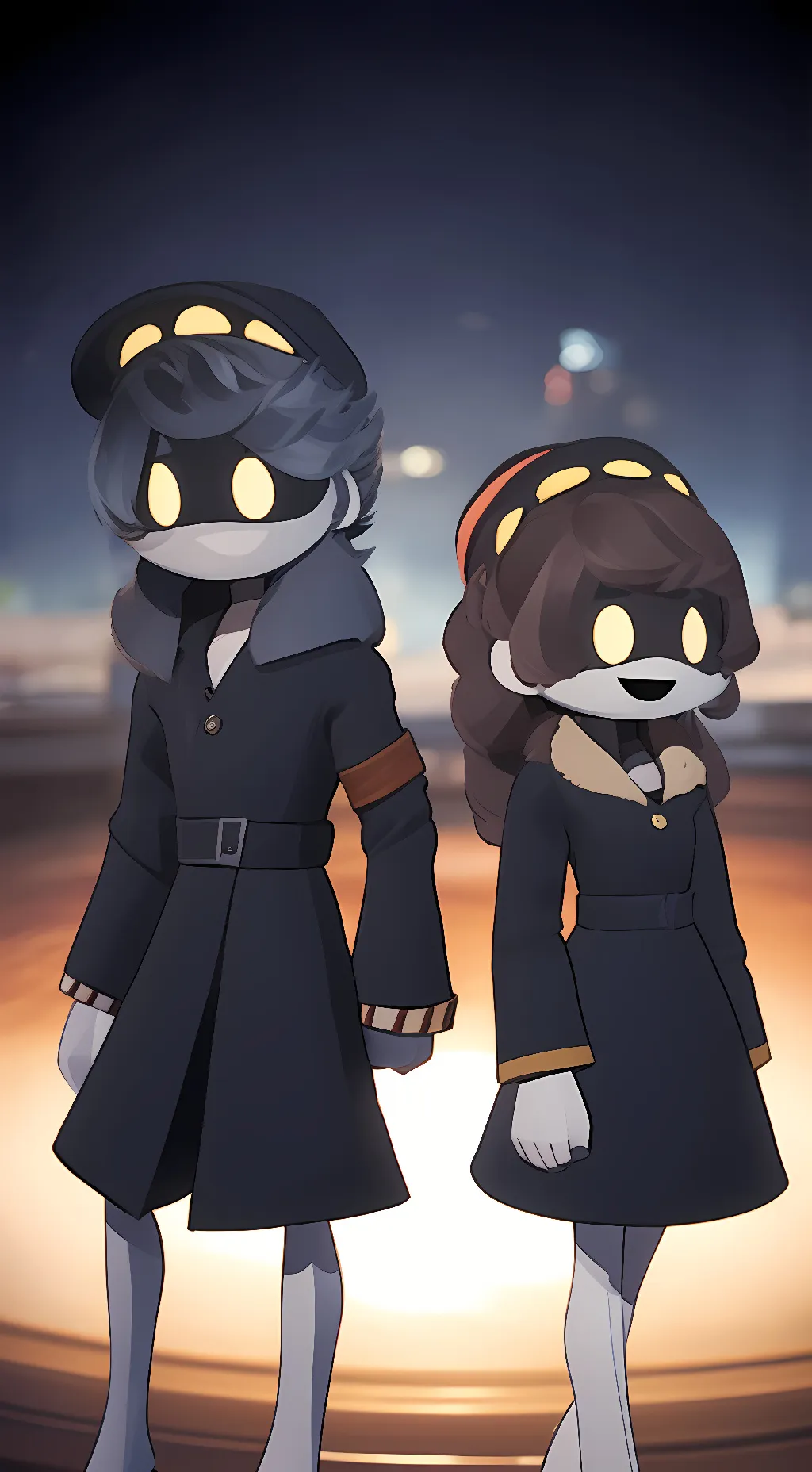 ai character: Murder drones background