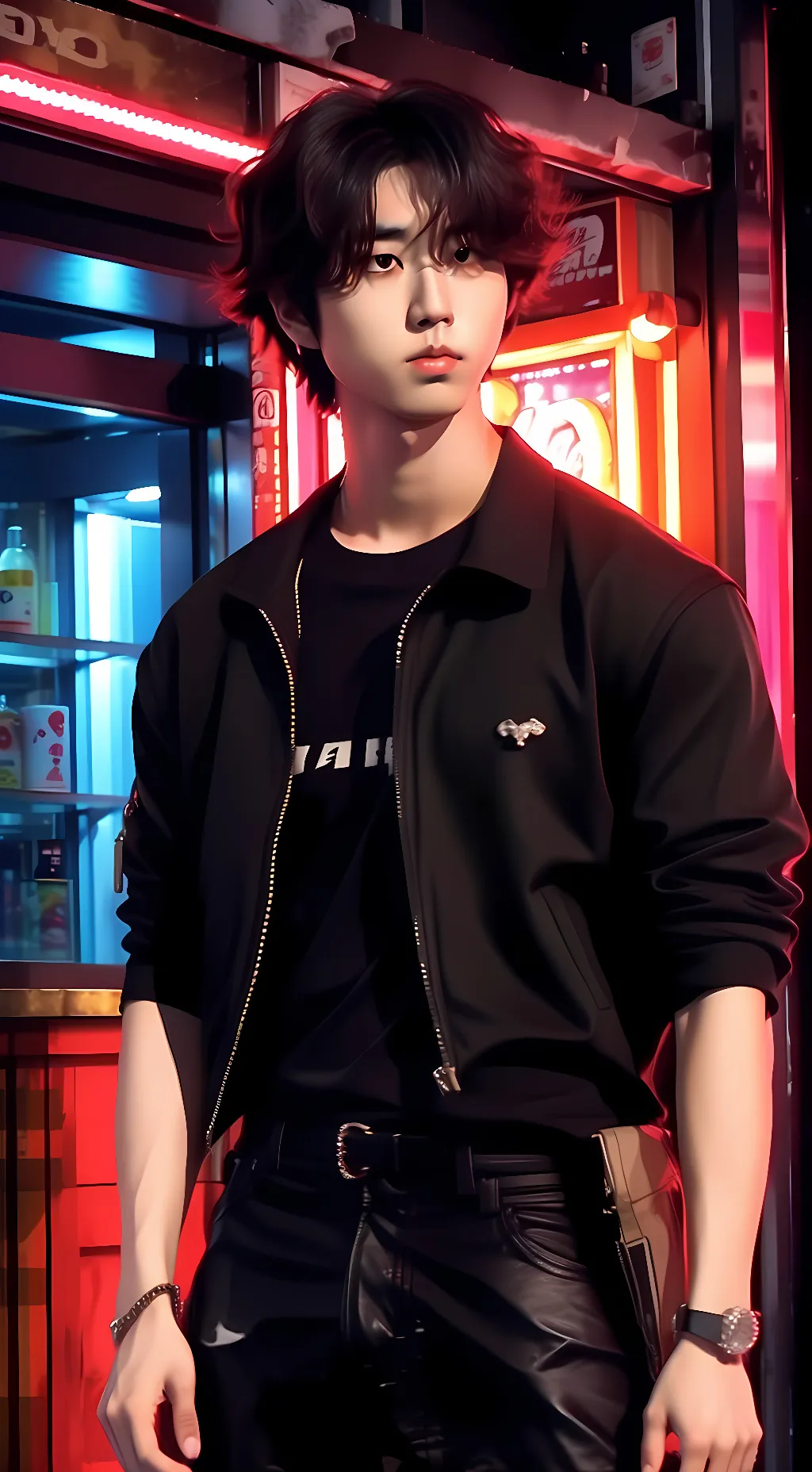 ai character: Han jisung background