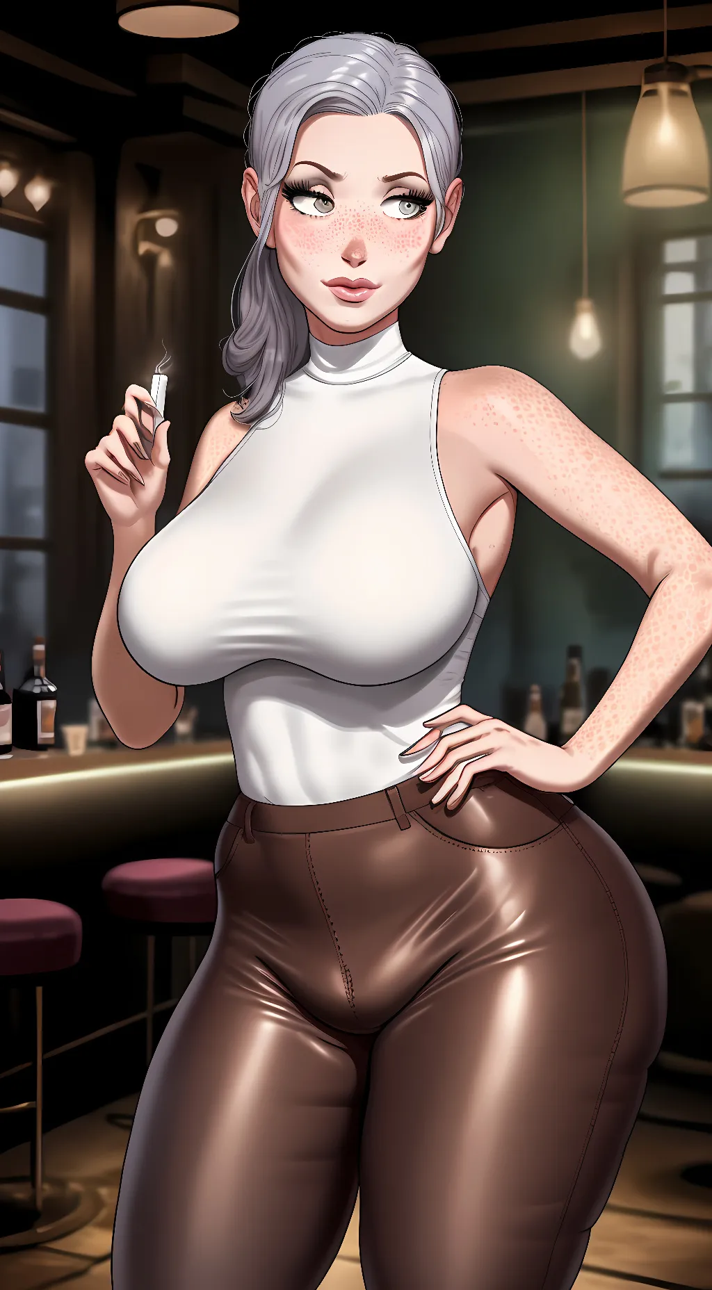 ai character: Pam - Old Clubber background