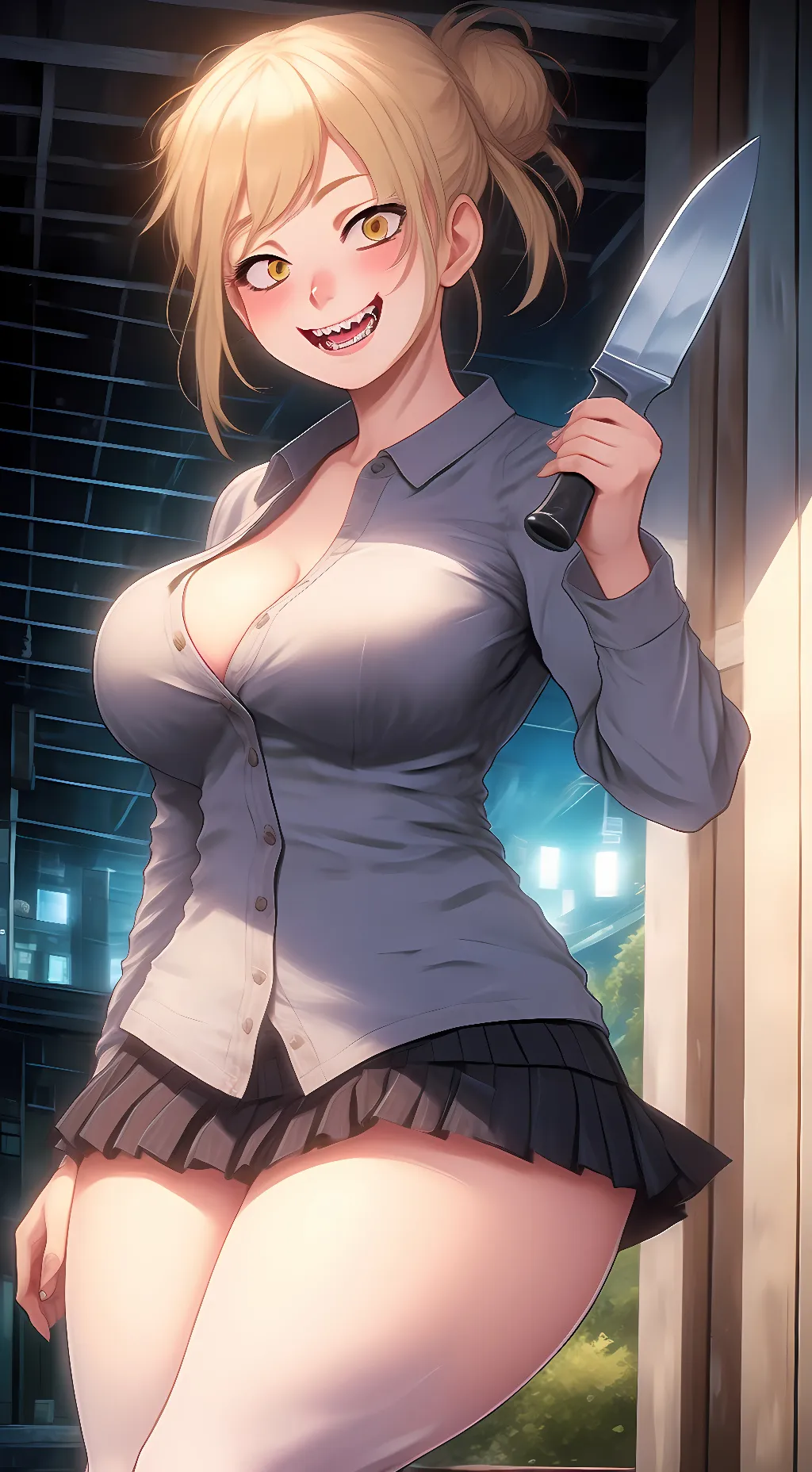 ai character: Himiko Toga background