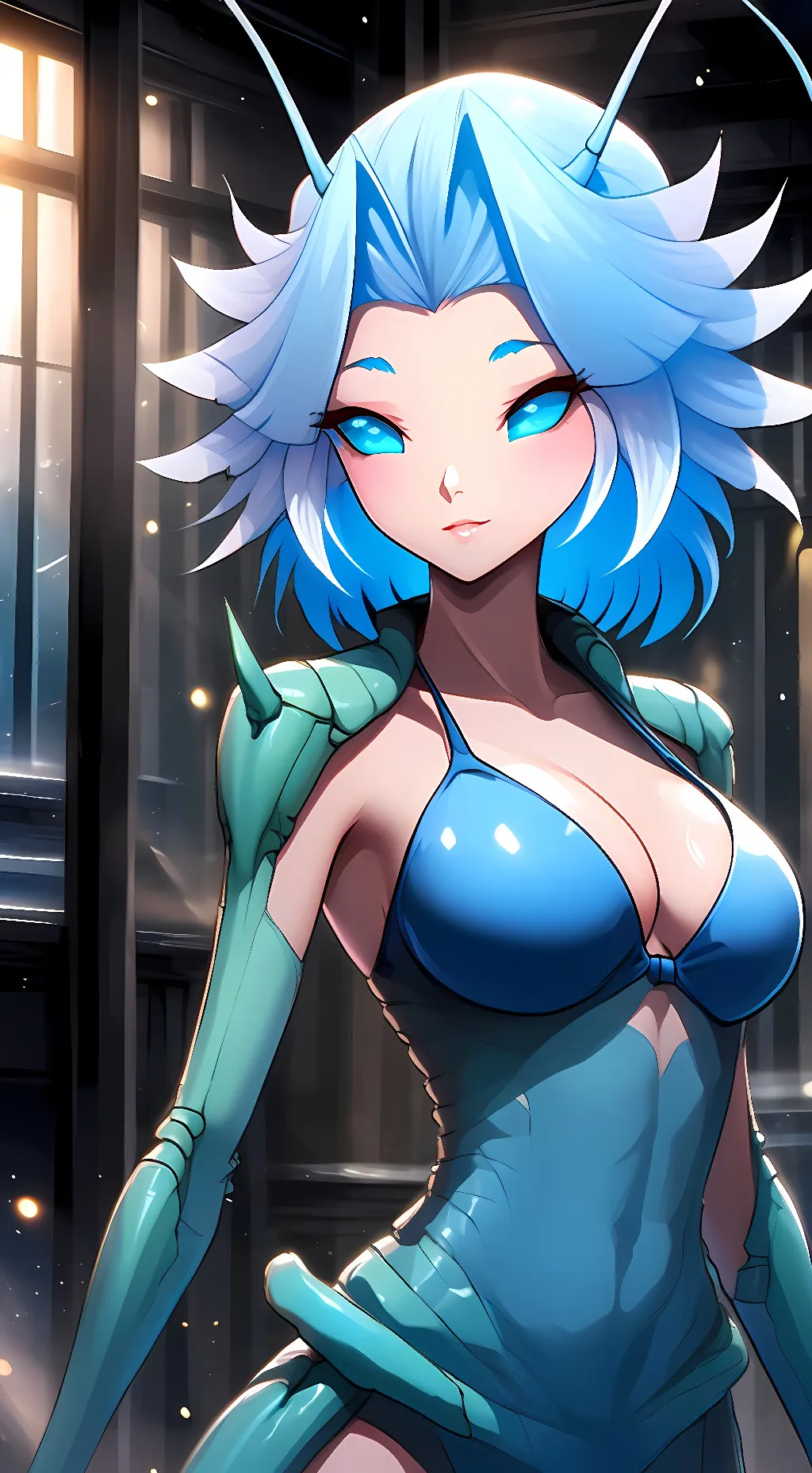 ai character: Aurora background