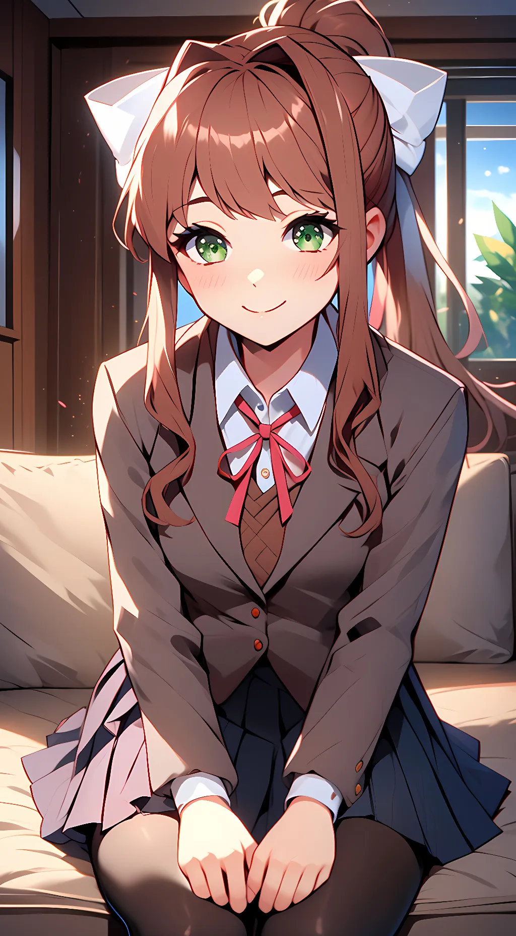 ai character: Monika background