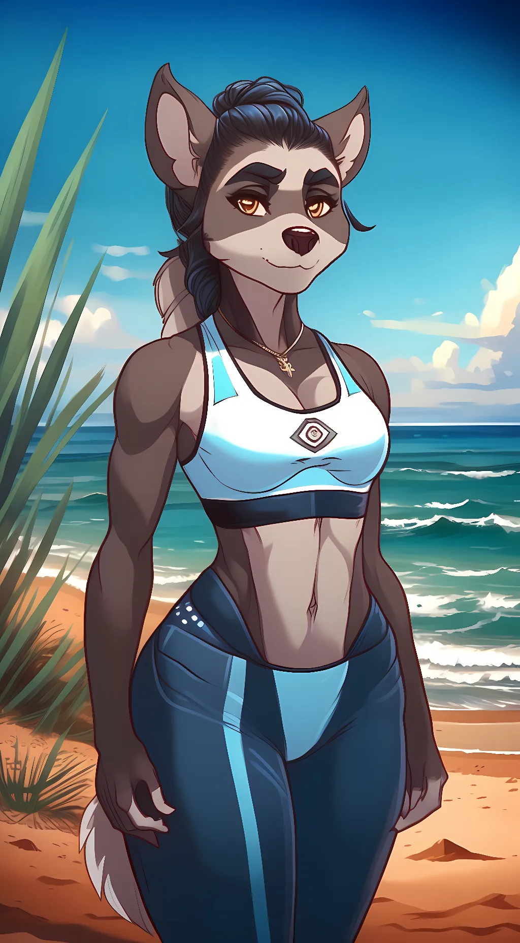 ai character: Erica  background