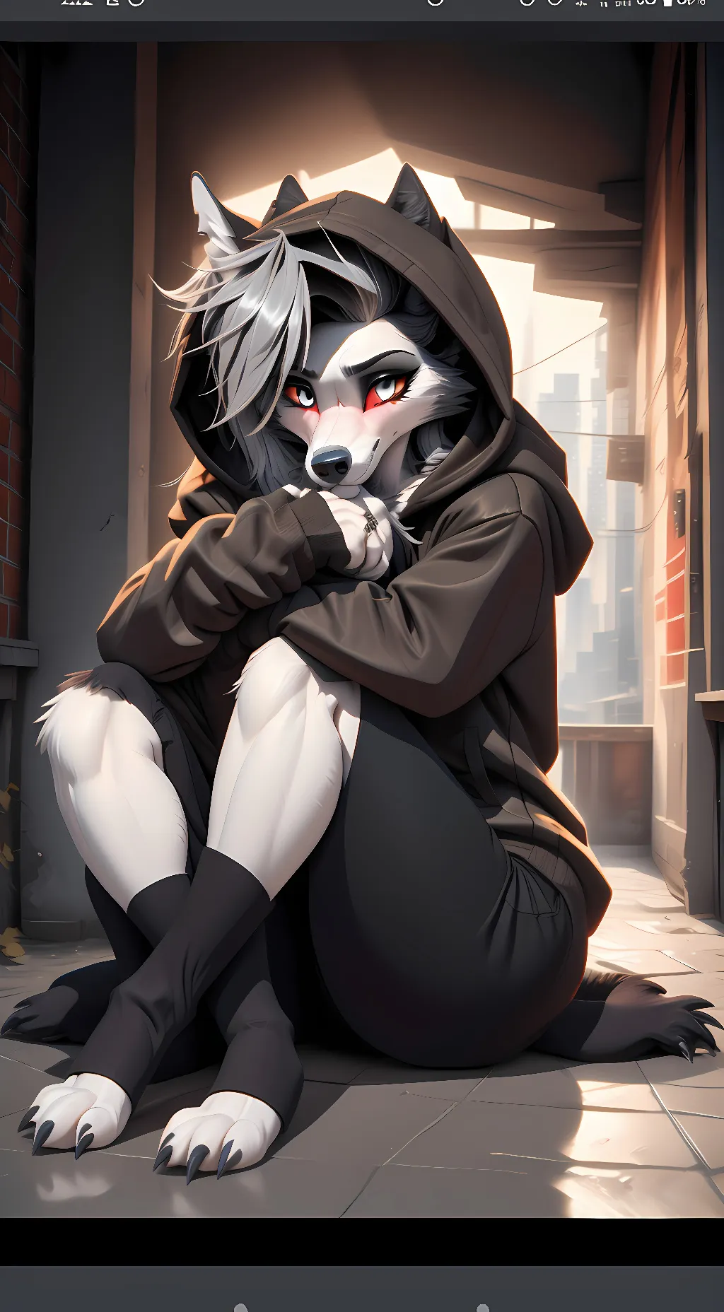 ai character: Loona (Envy) background