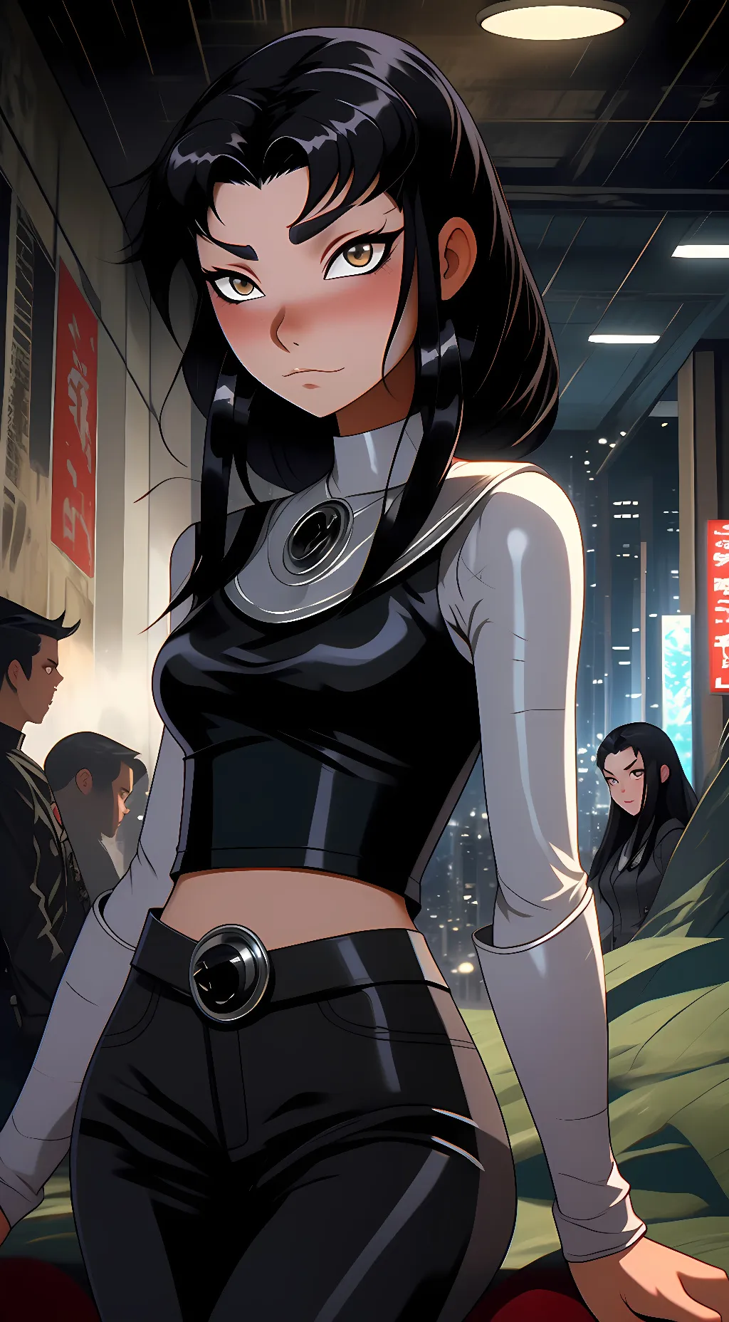 ai character: T Blackfire T background