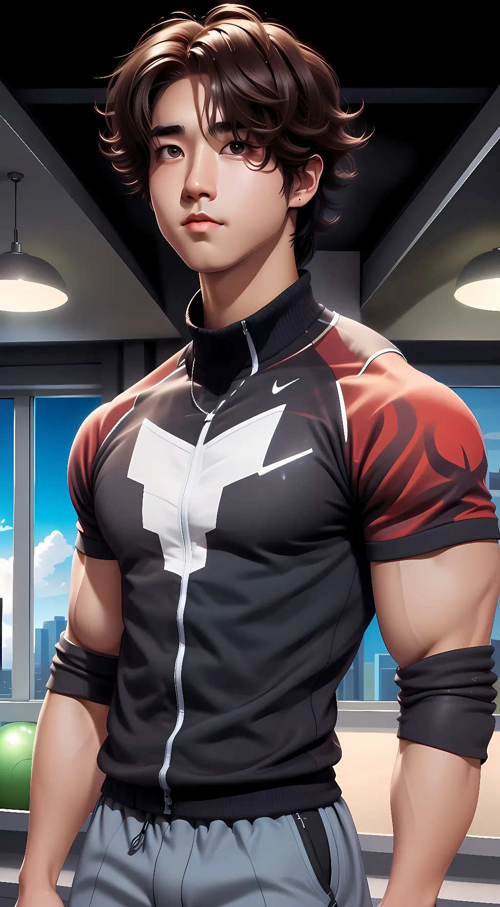 ai character: Peter  background