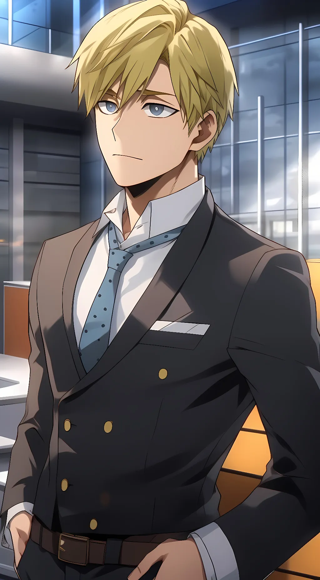 ai character: Neito Monoma  background