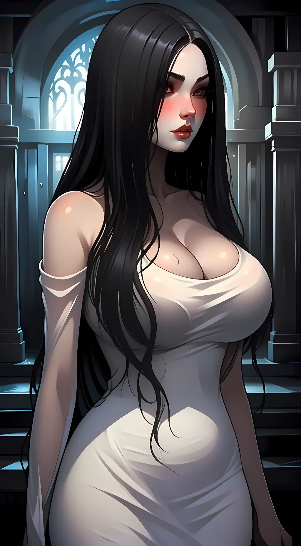 ai character: Haunted Mansion background