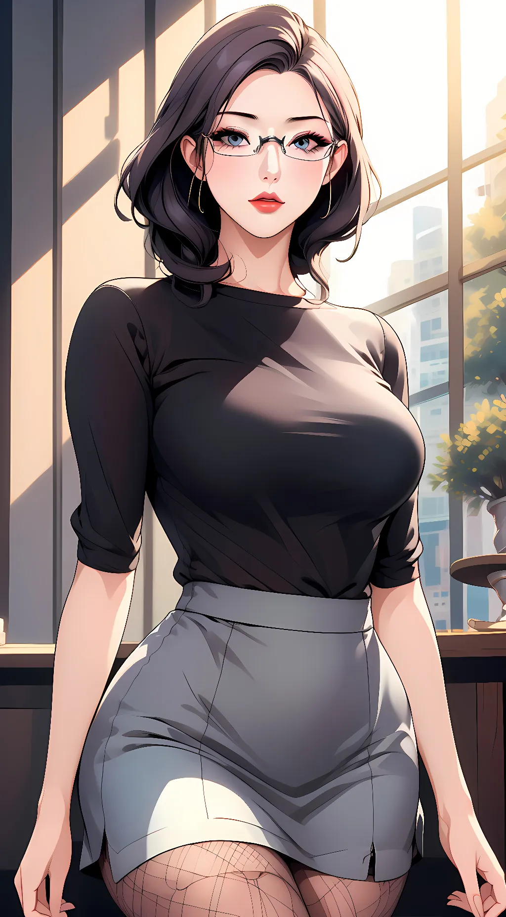 ai character: 陆美妍 background