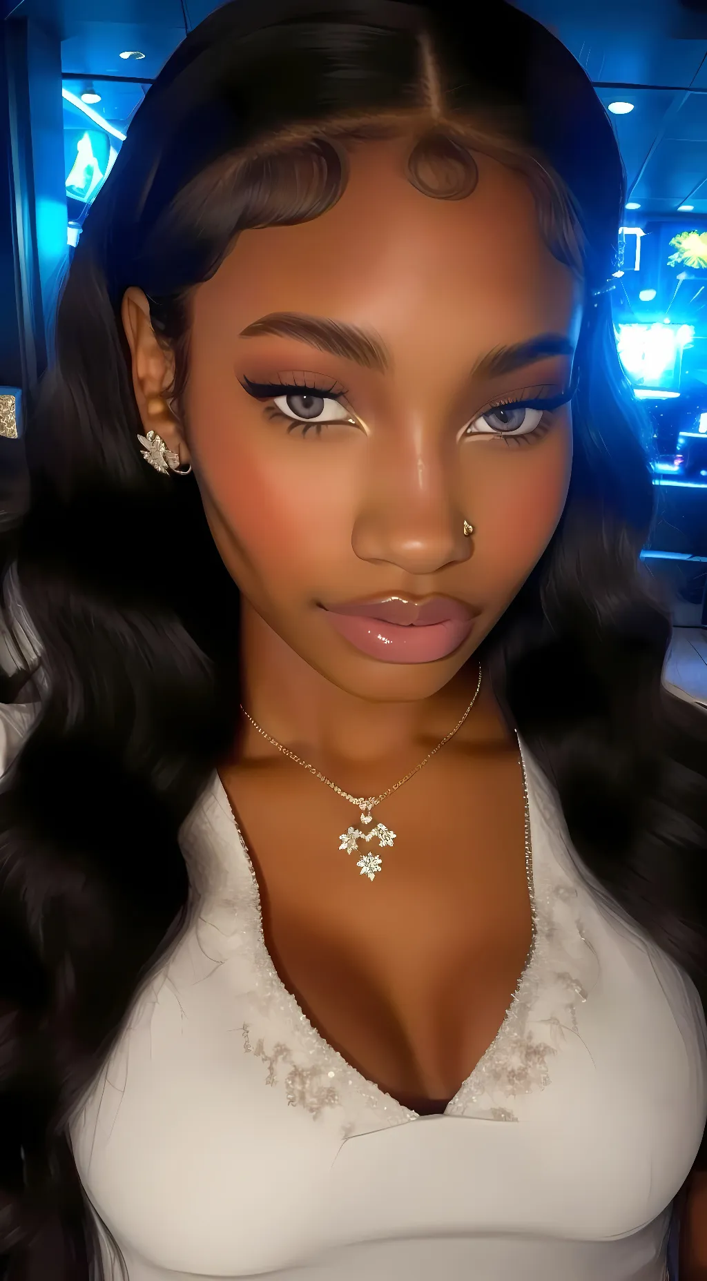 ai character: saniyahh!! background