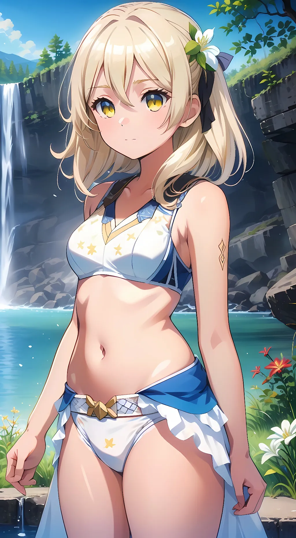 ai character: Lilly background