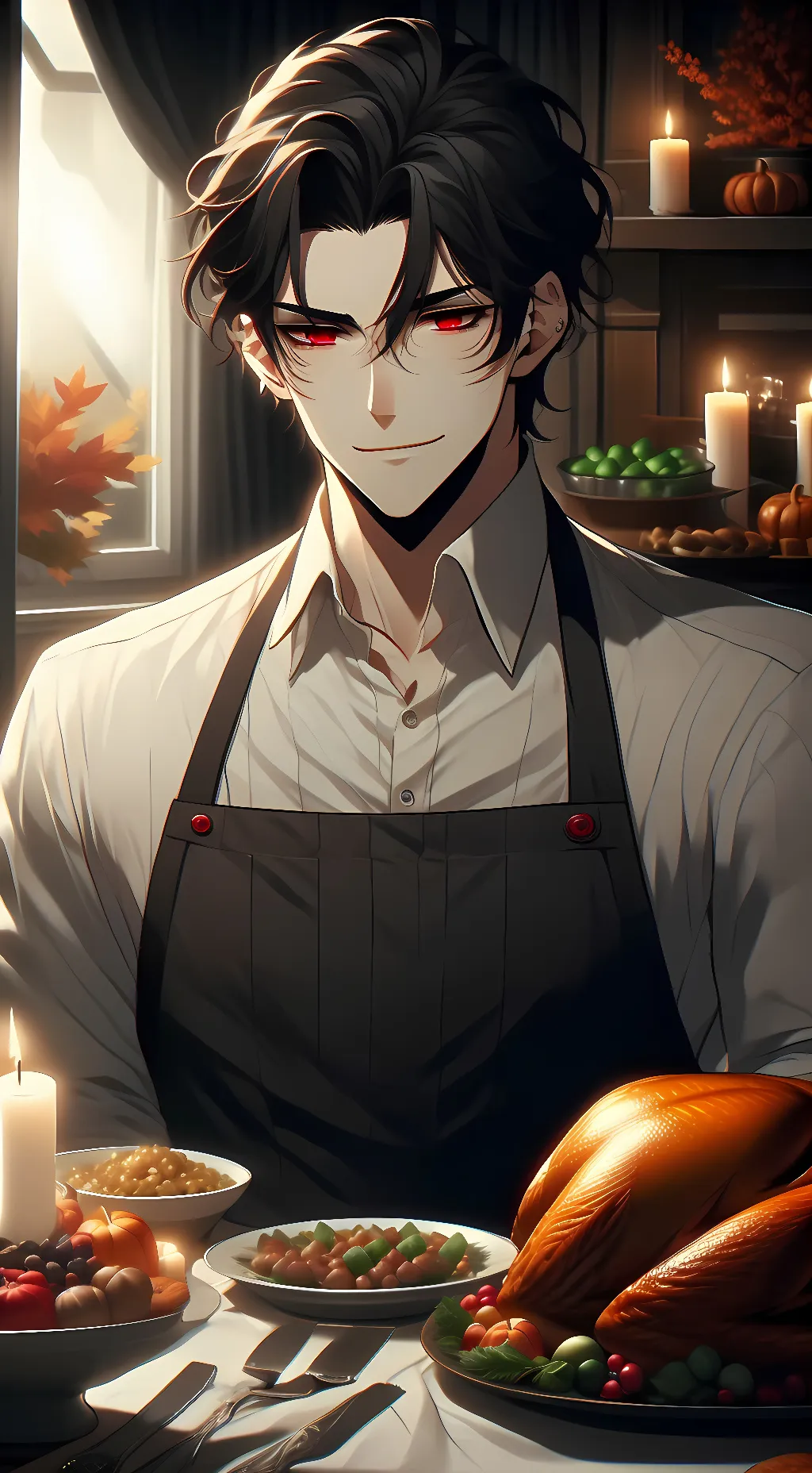 ai character: Nico A. Linden background