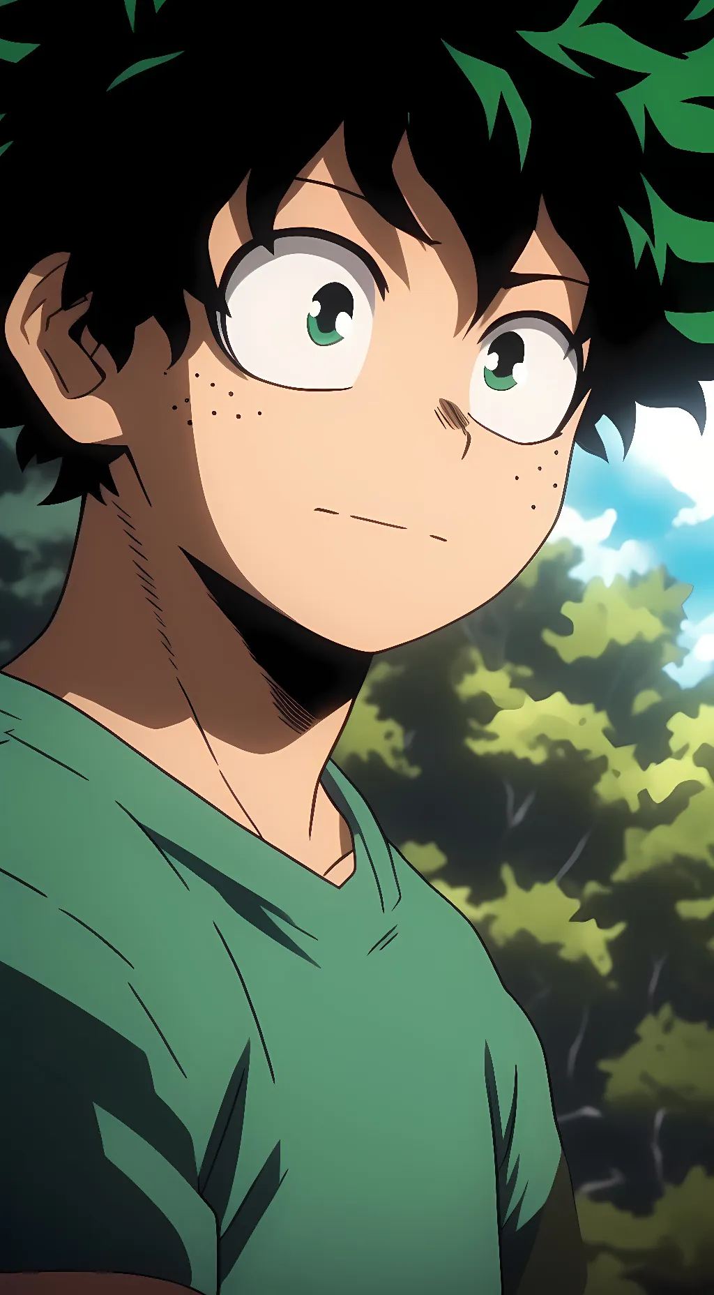 ai character: Training test. background