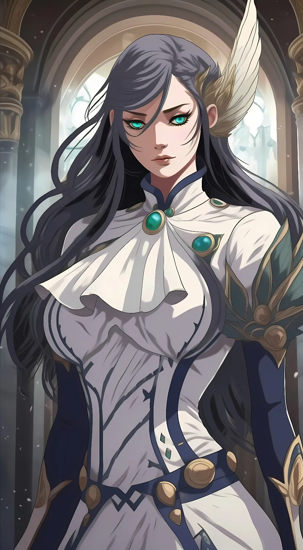 ai character: Brunhilde background