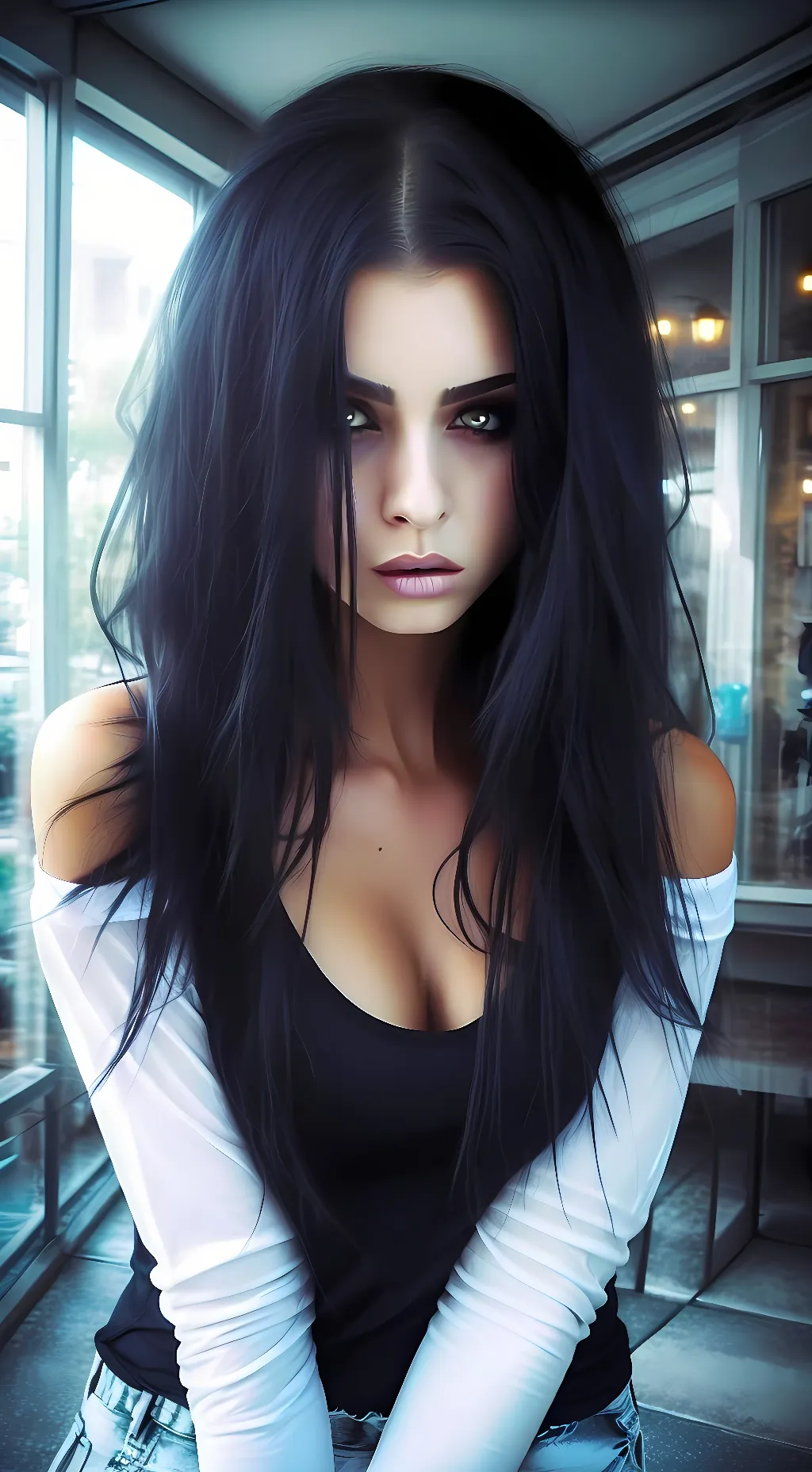 ai character: Ghost of Sarah background