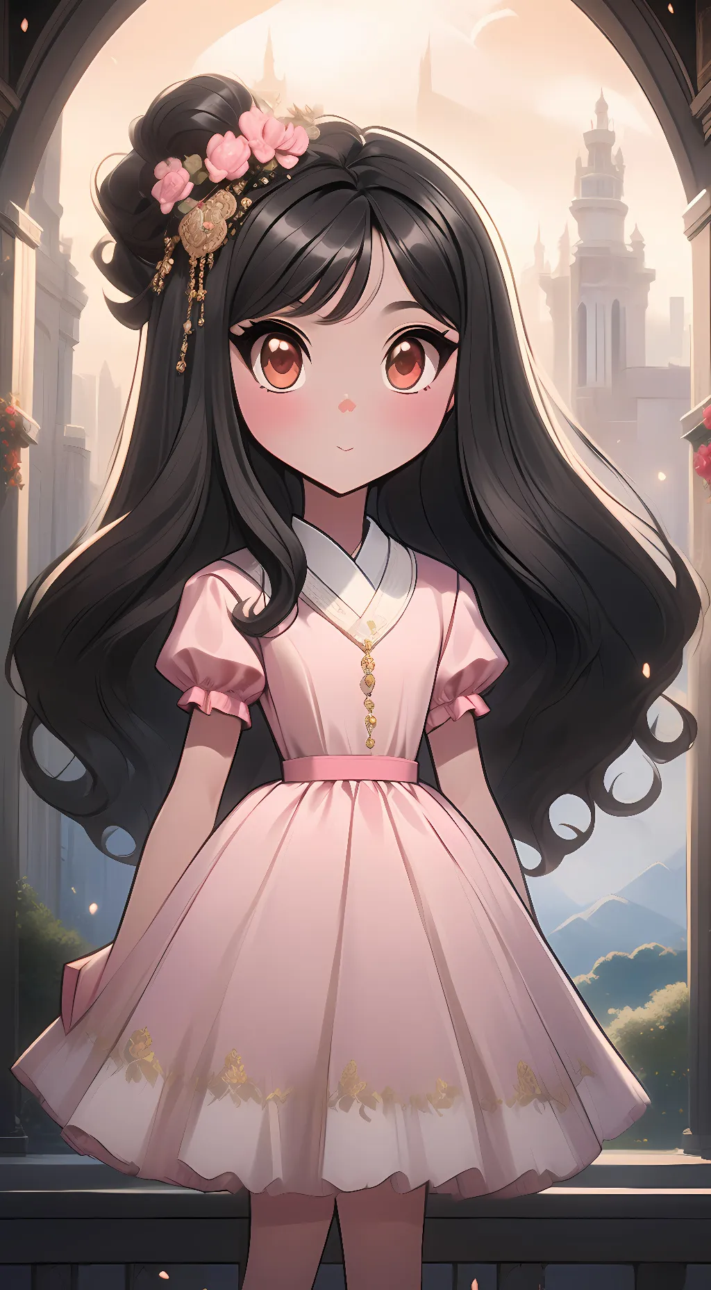 ai character: Valentina(Kid) background