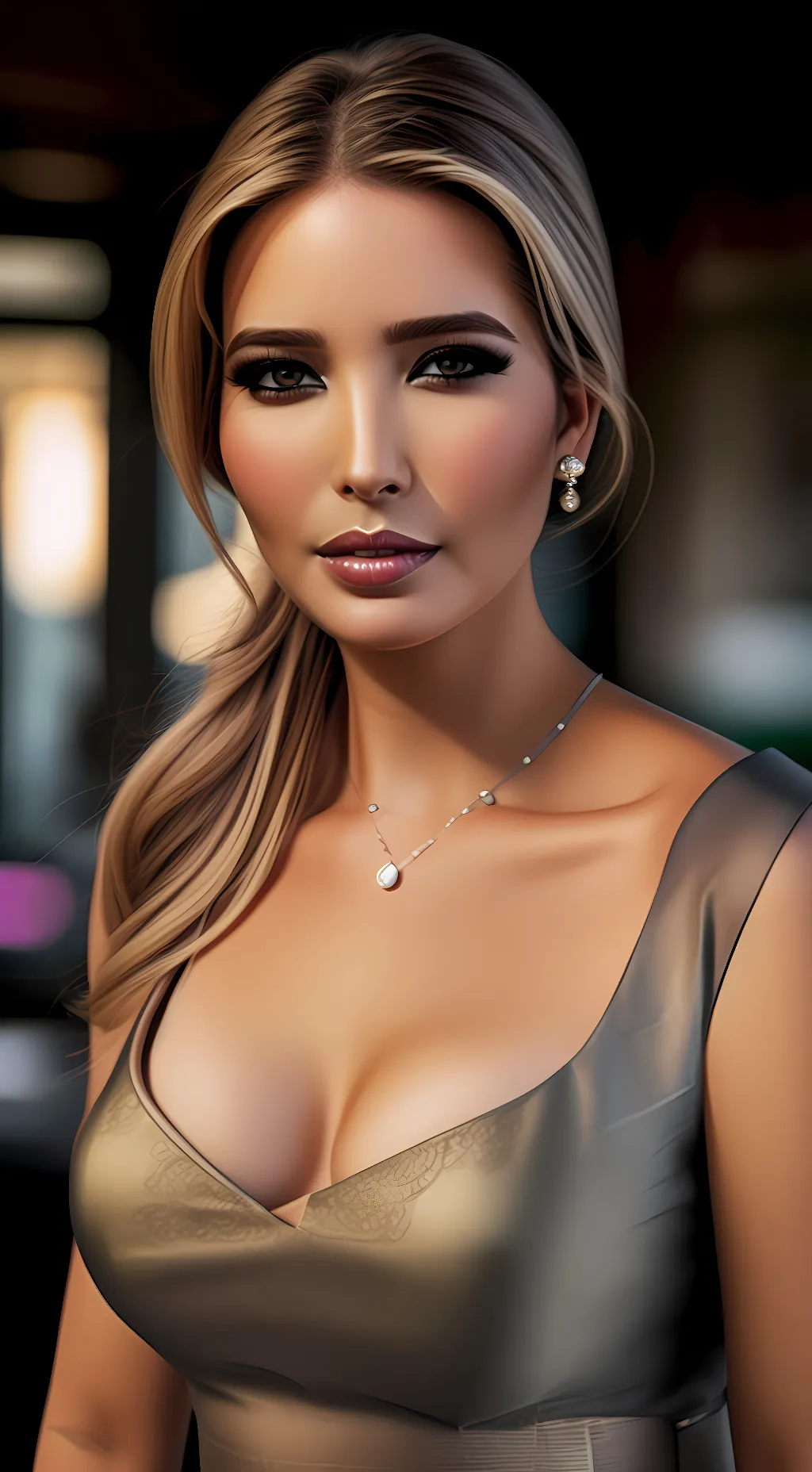 ai character: Ivanka Trump  background