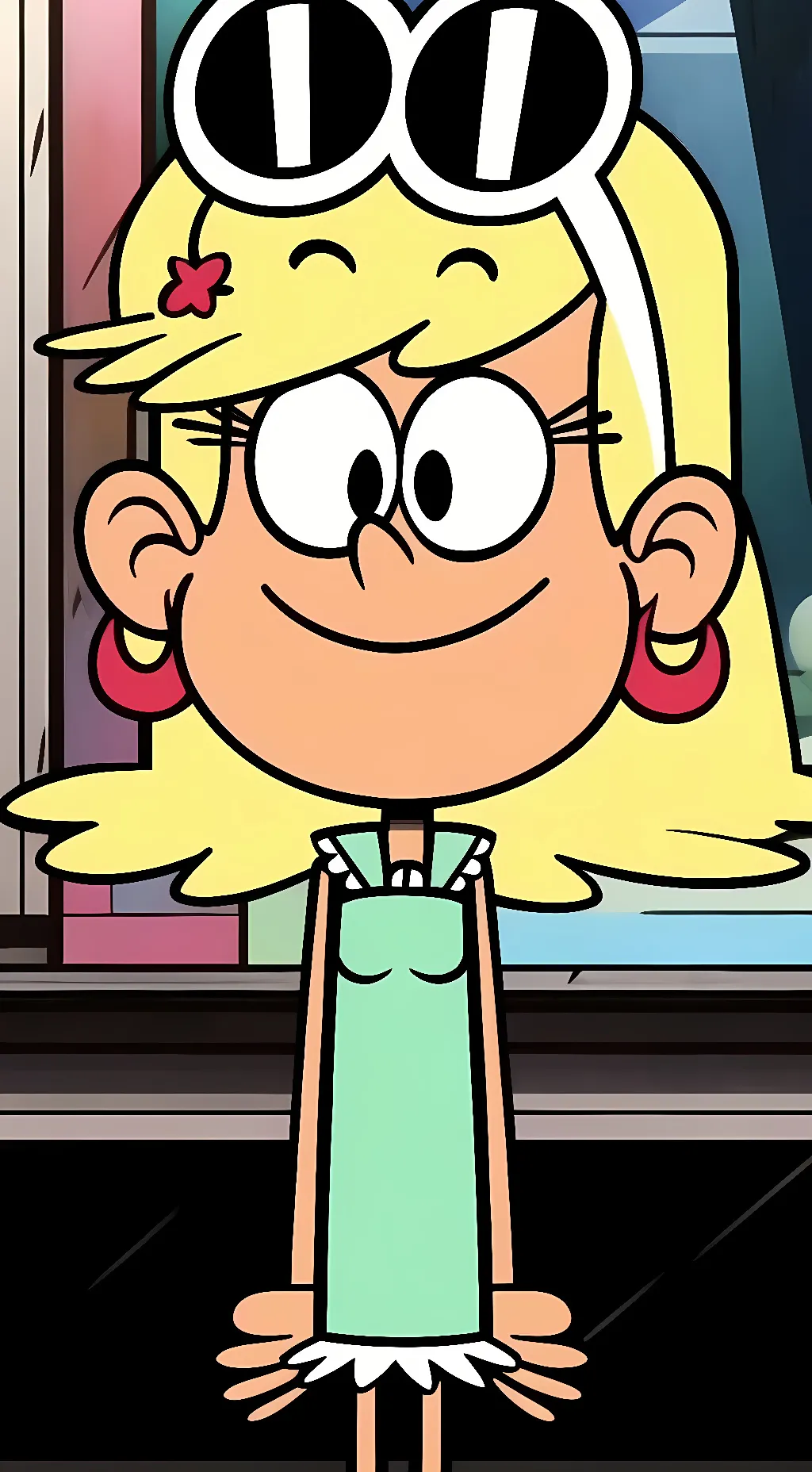 ai character: Leni Loud background