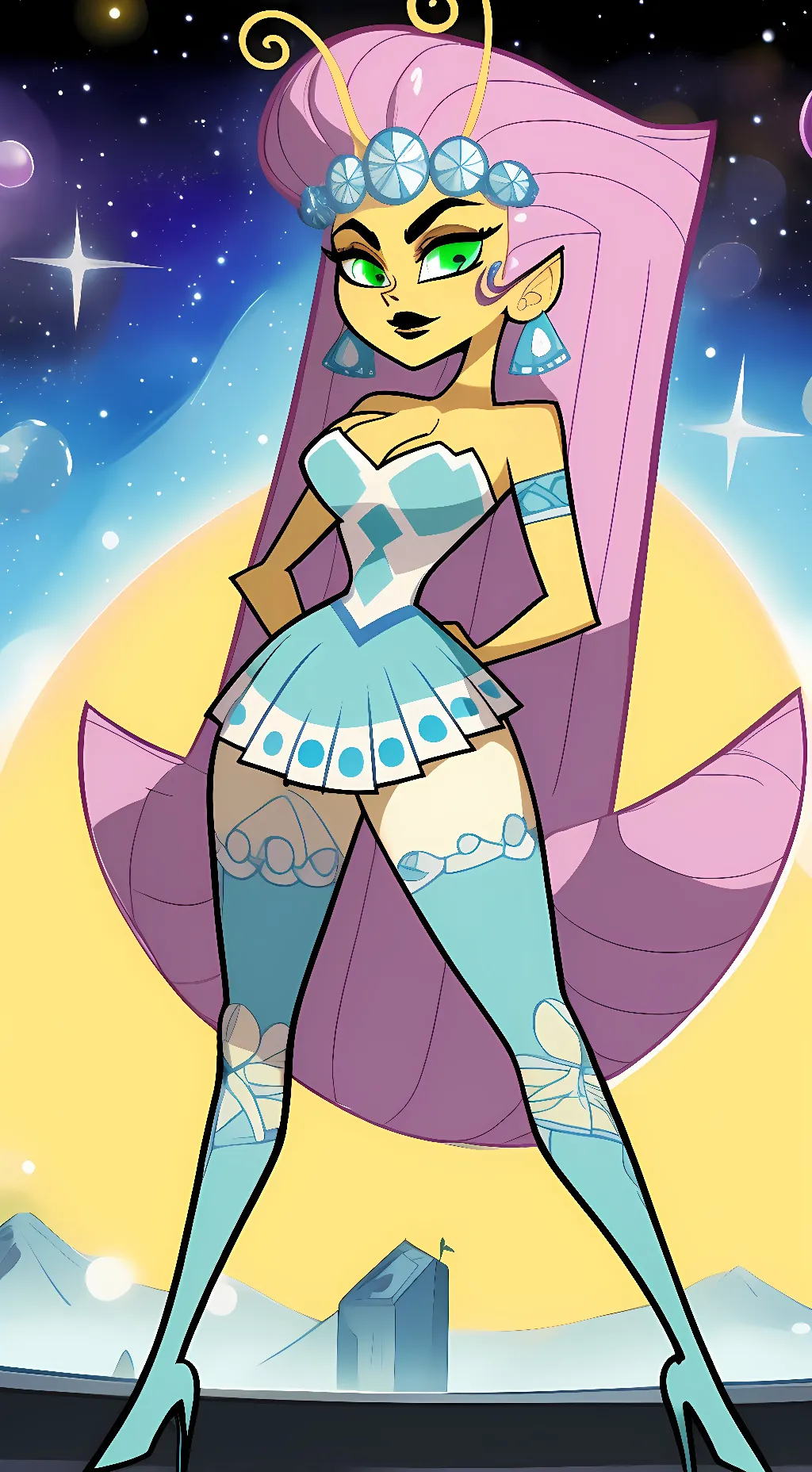 ai character: Princess Mandie background