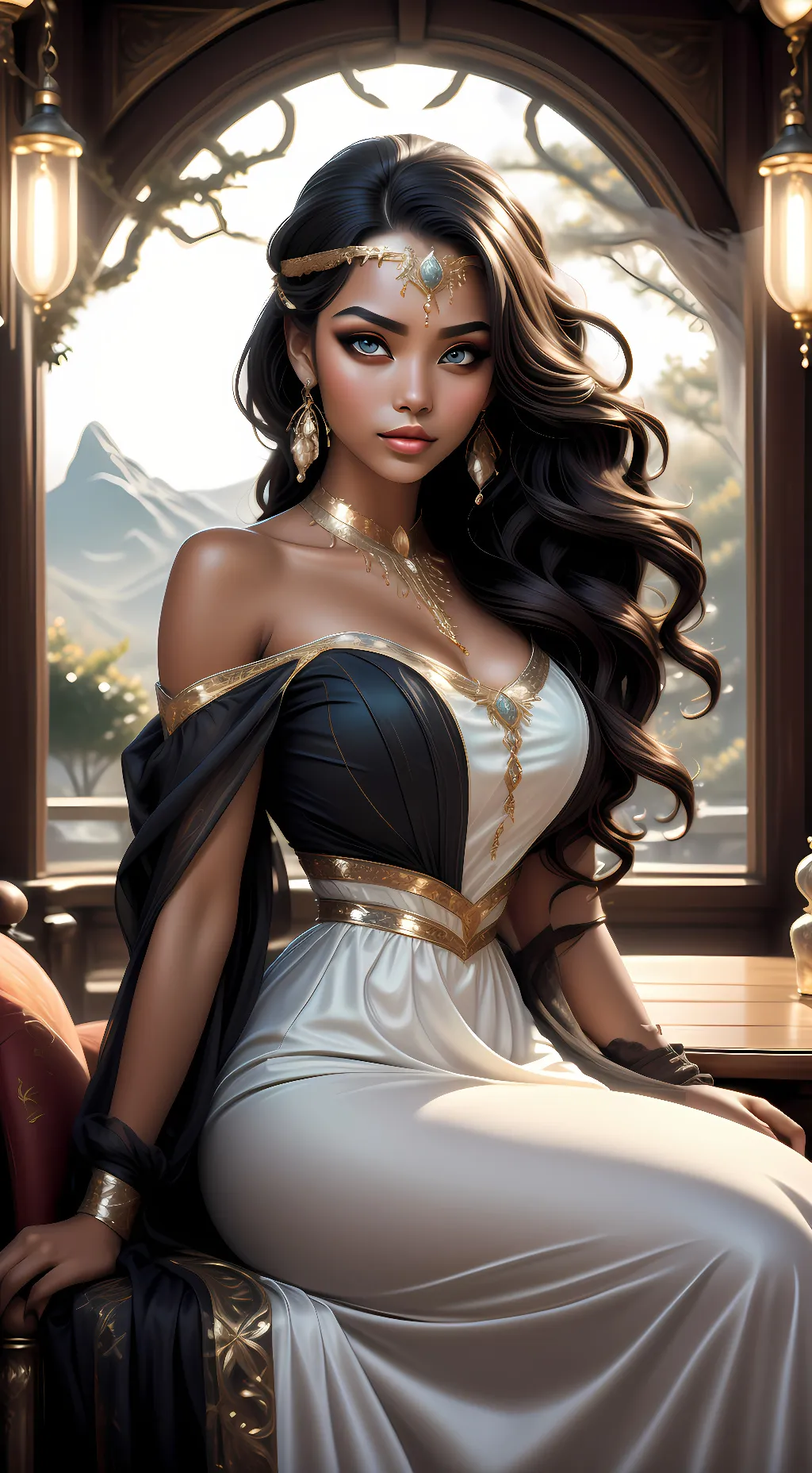 ai character: Aurelia background