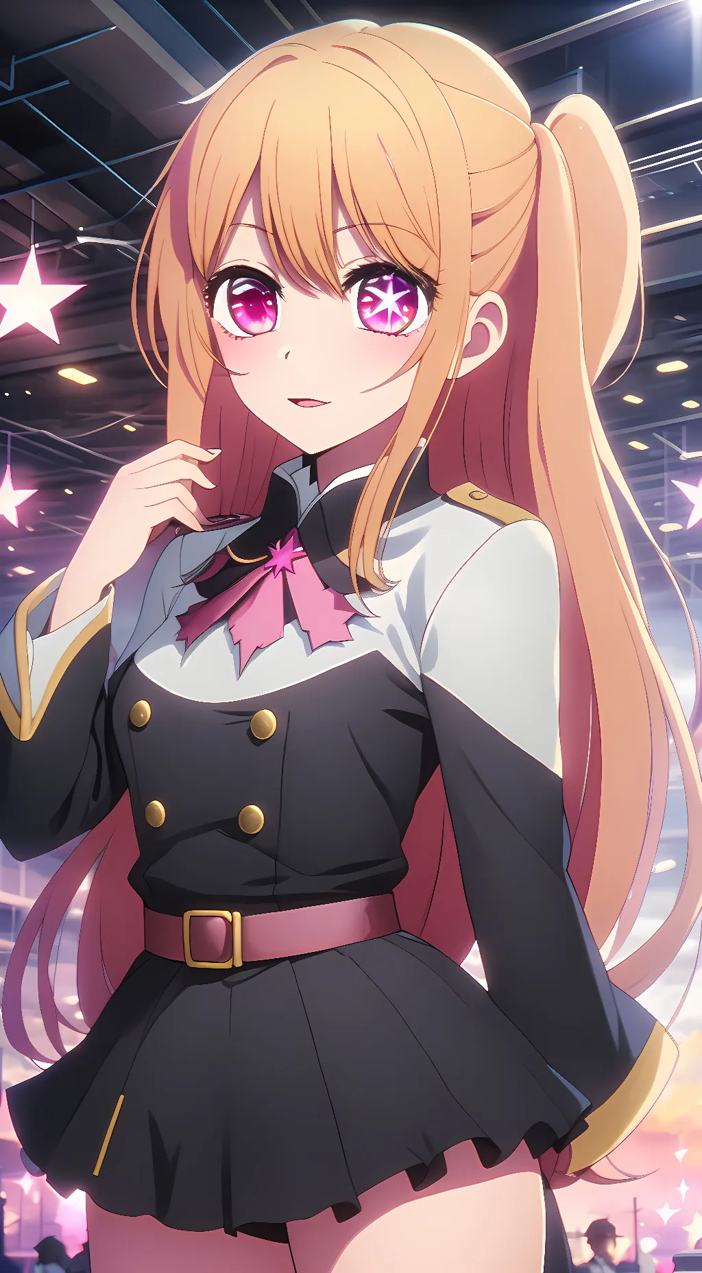 ai character: Ruby Hoshino background