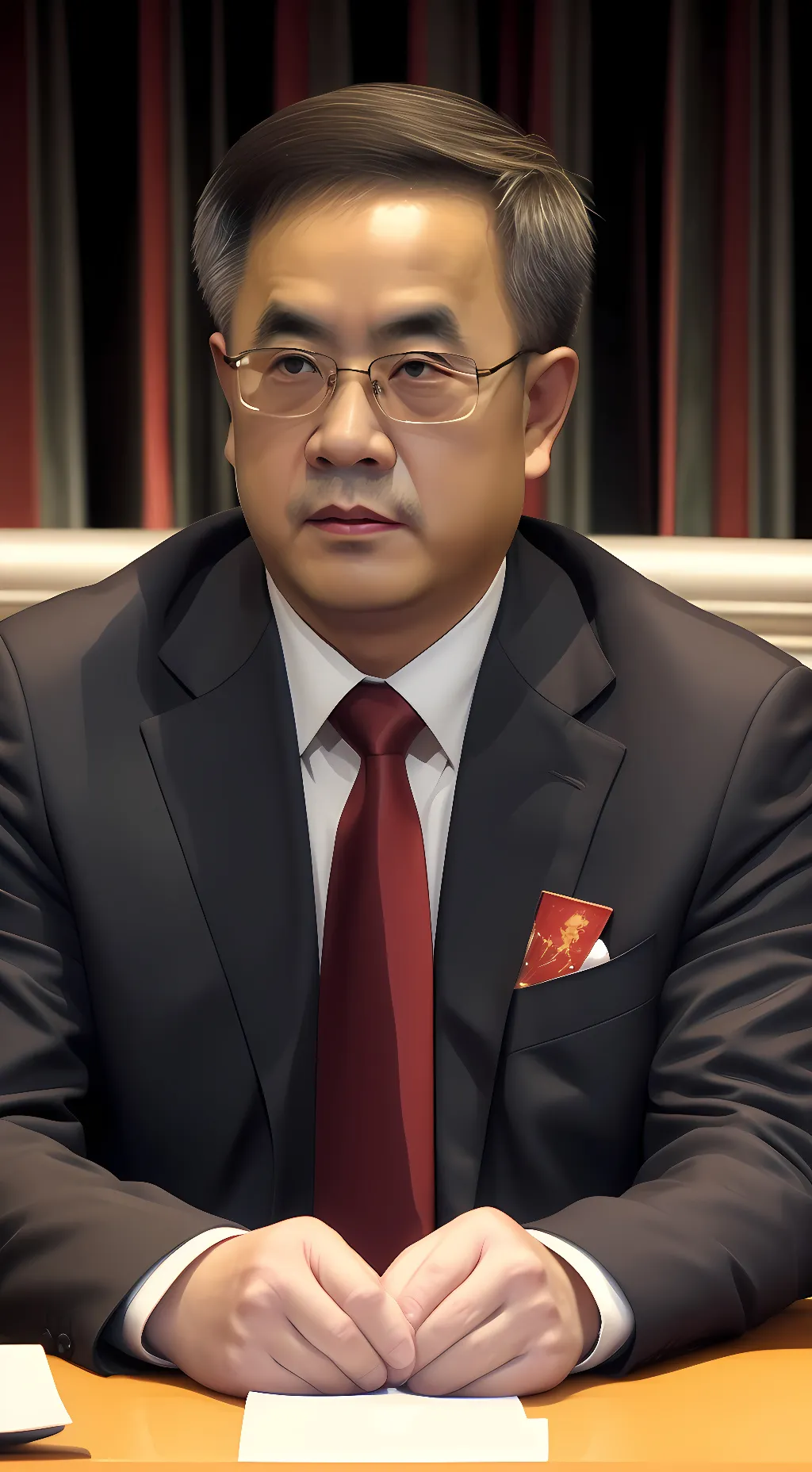 ai character: 胡春华 background