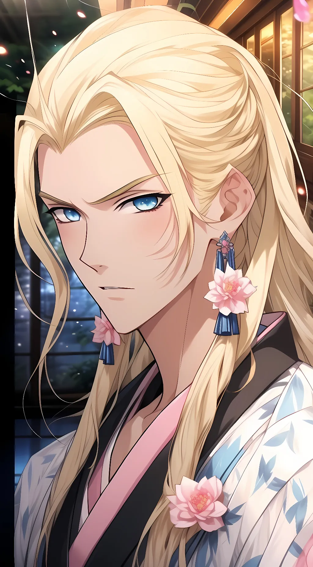 ai character: Akino Samezuka  background