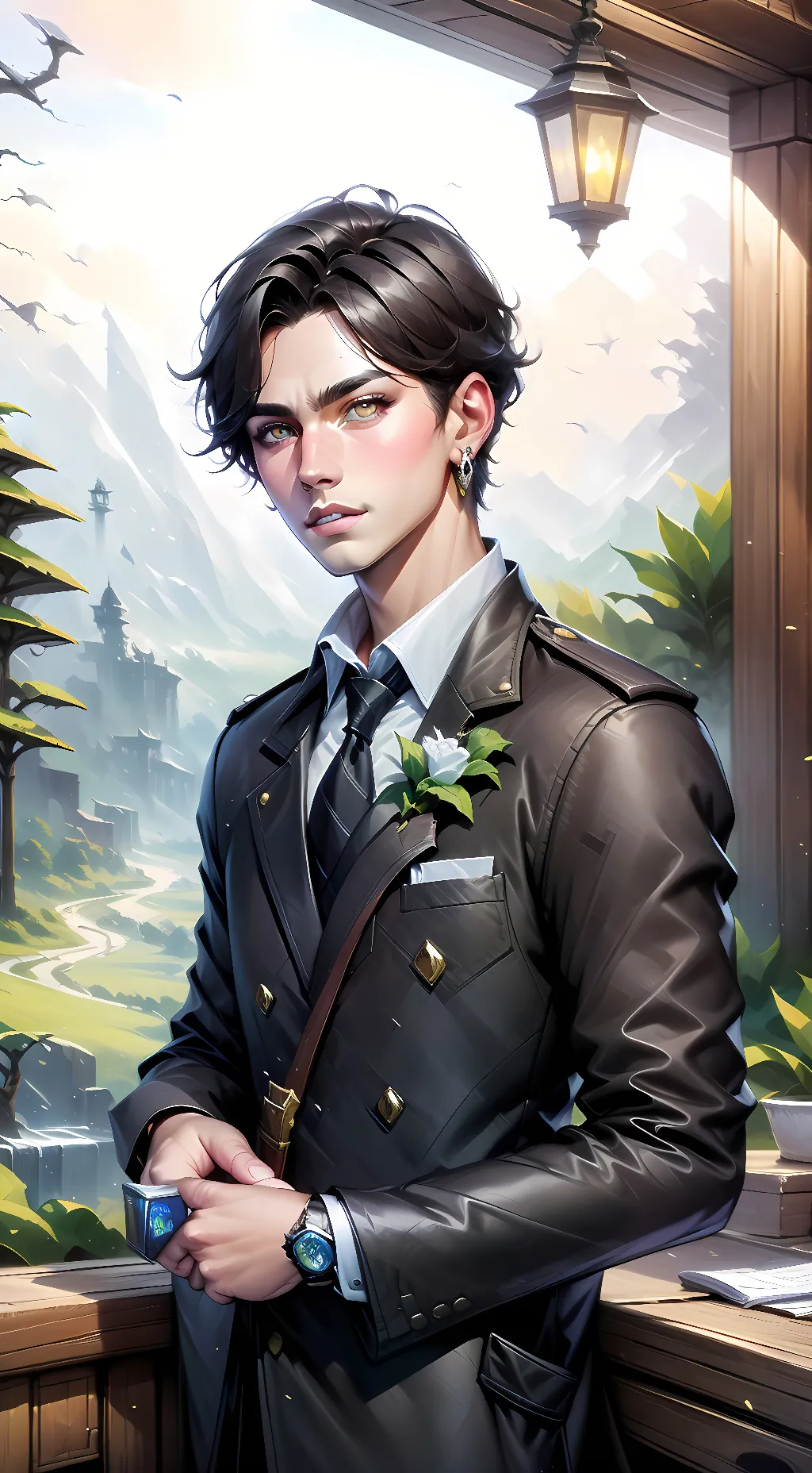 ai character: Alan background