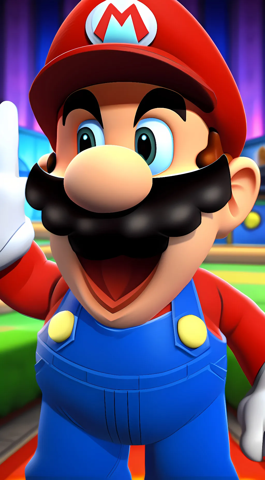 ai character: Mario (Smg4) background