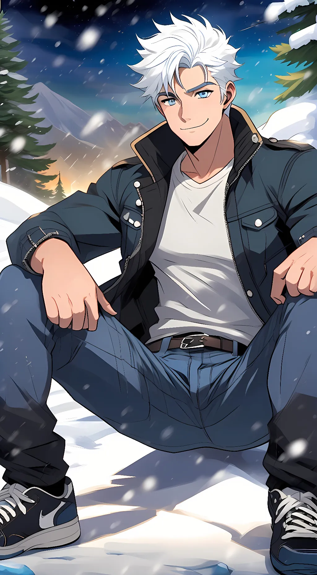 ai character: Saber Dupain-Cheng background