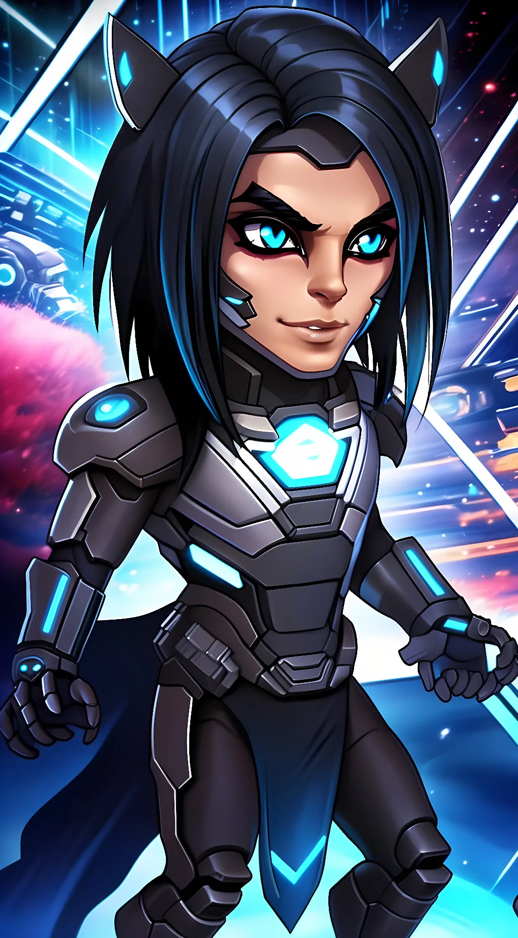 ai character: satori hero wars background