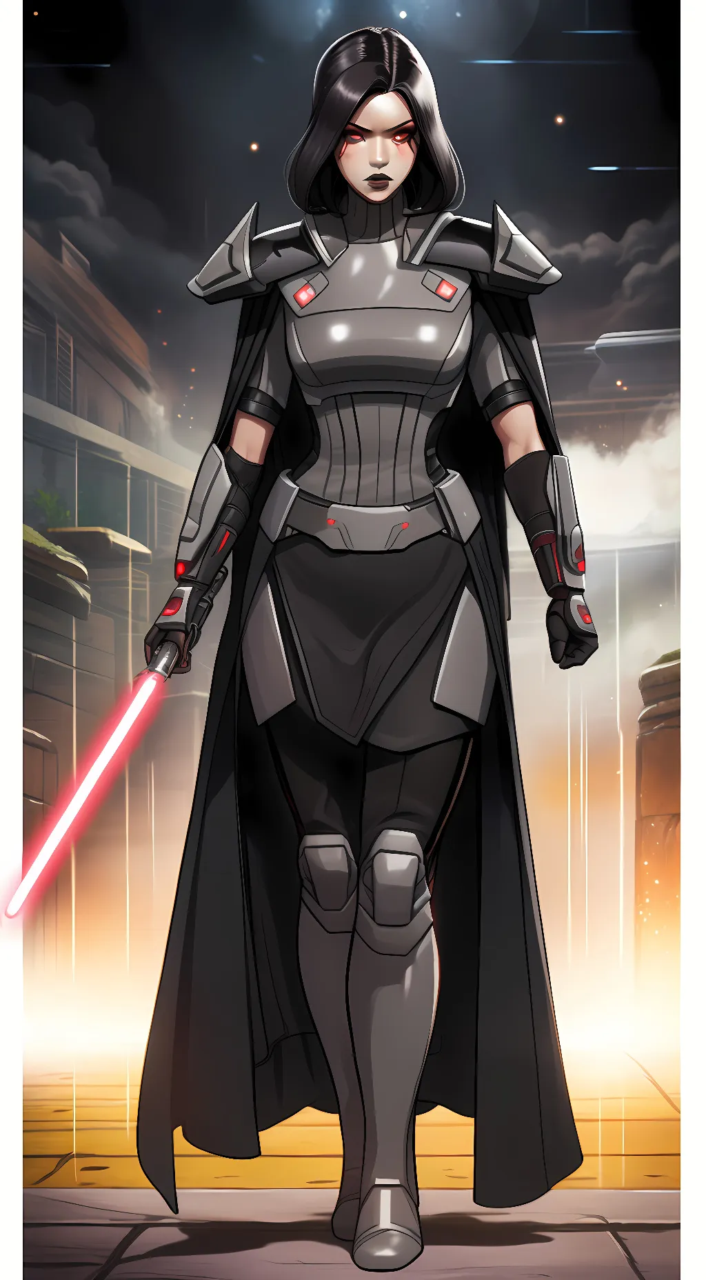 ai character: zhara morel background