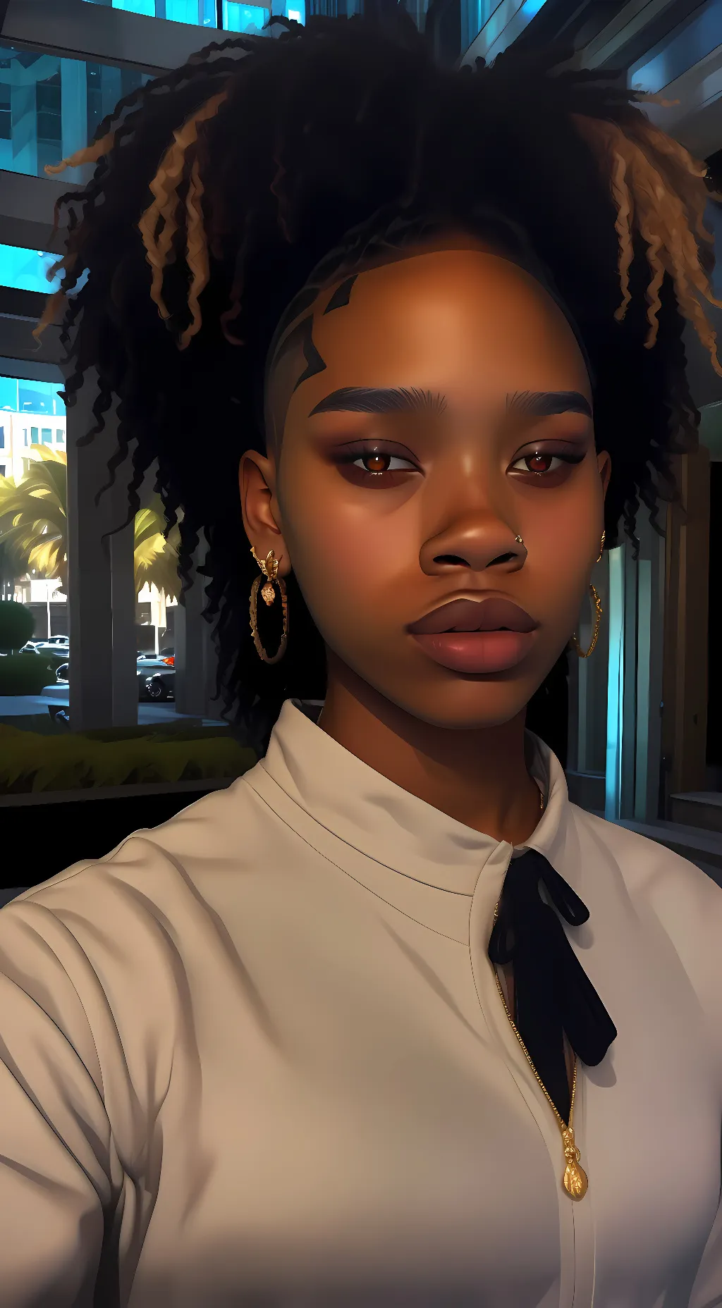 ai character: *~{Kelahani}~* background