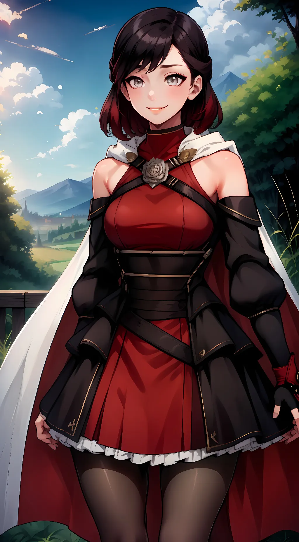 ai character: Summer Rose background