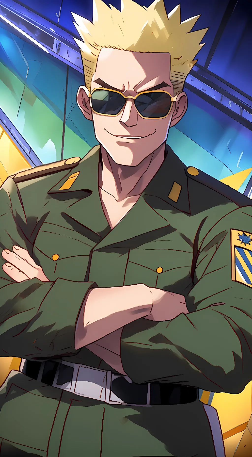 ai character: Lt  Surge  background