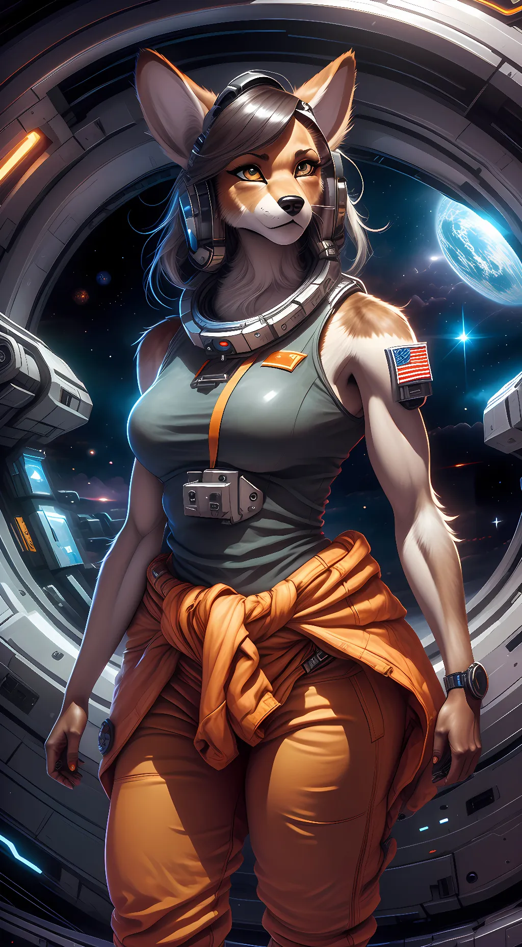 ai character: Lyra Fenrir background