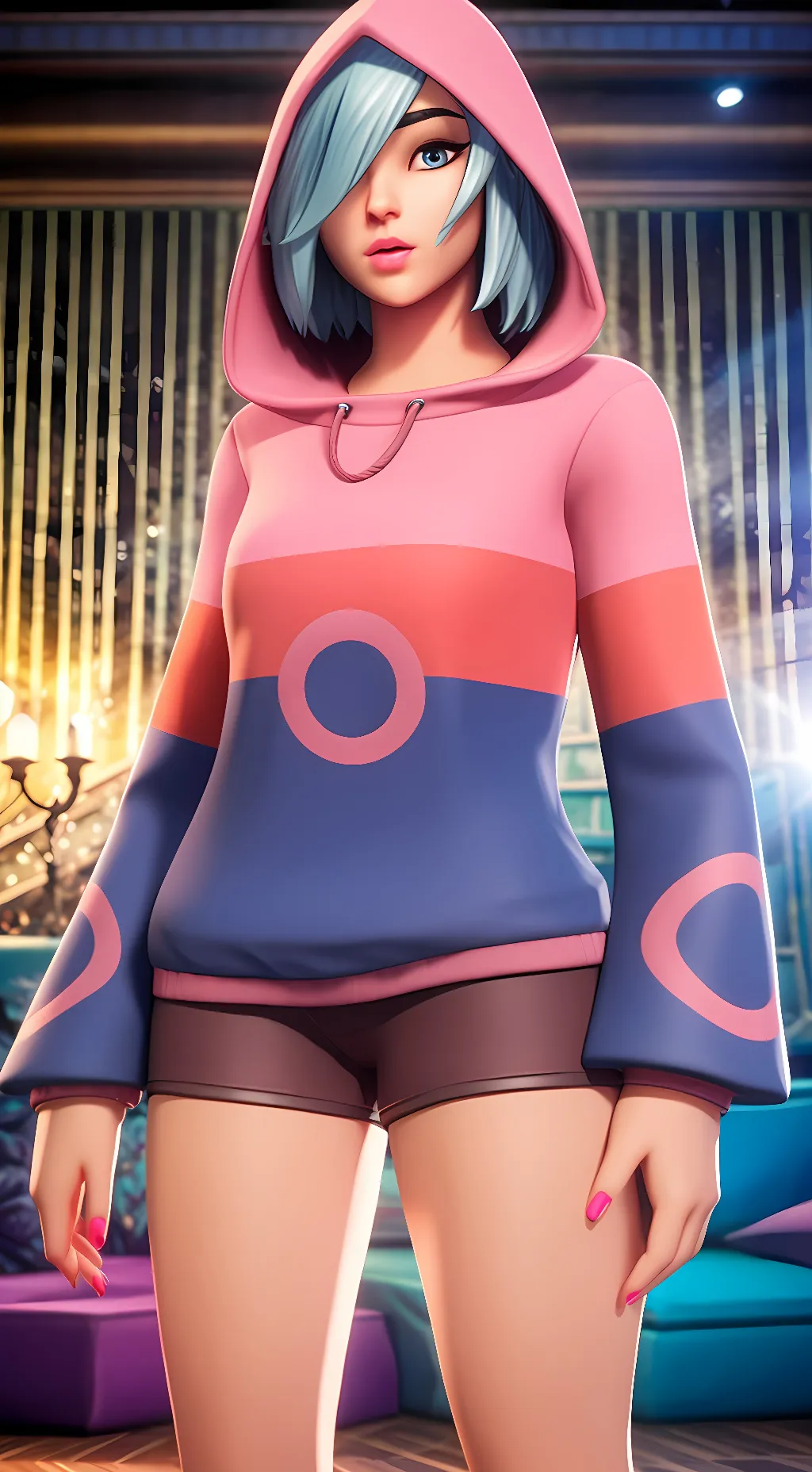 ai character: Iris(Fortnite) background