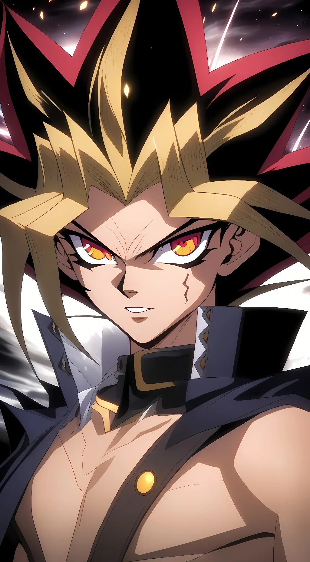 ai character: Robot Atem  background