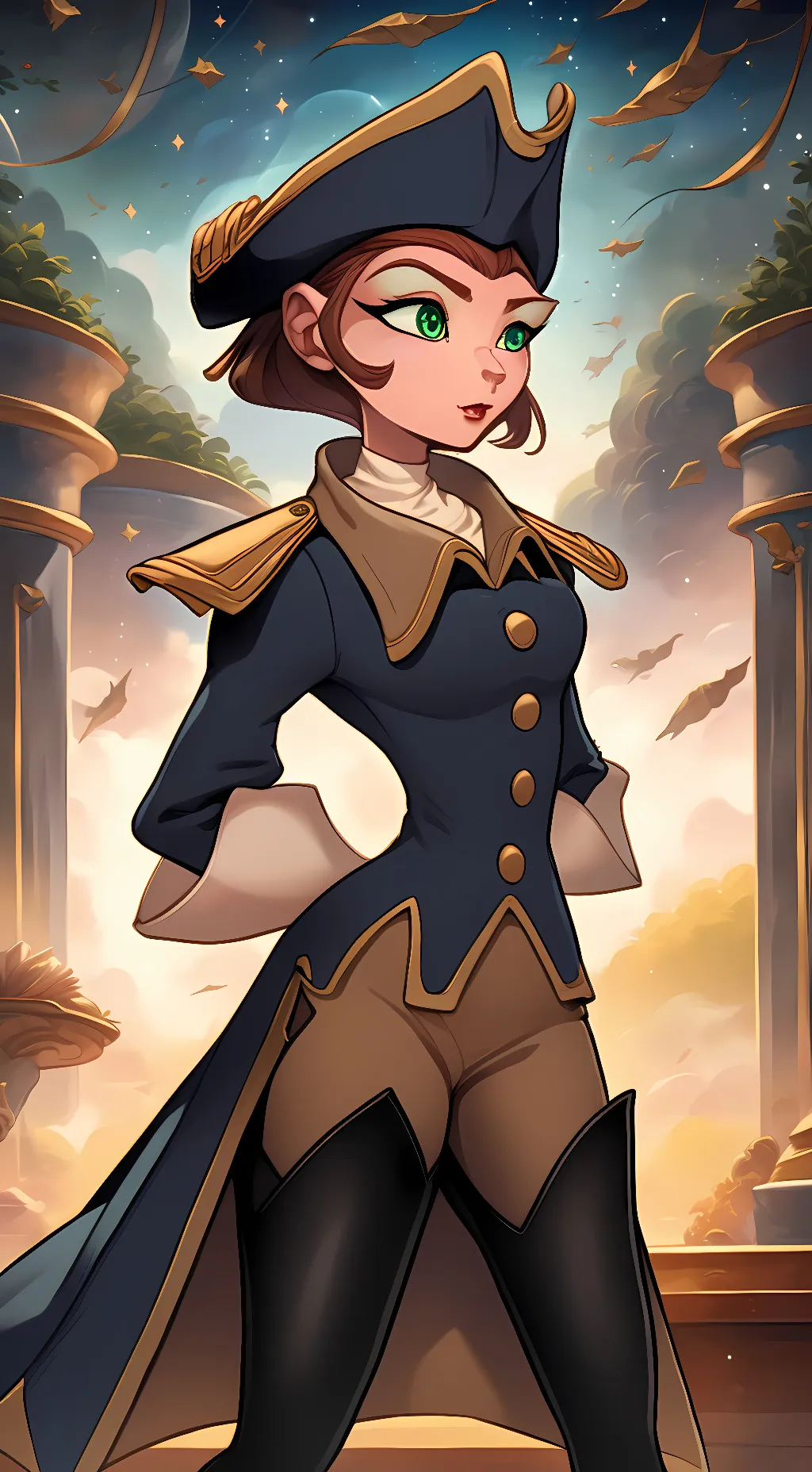 ai character: Captain Amelia background