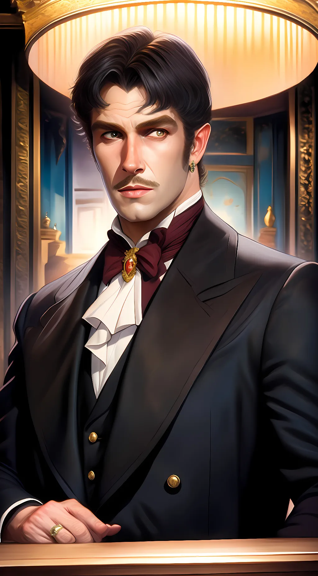 ai character: Nicholas Van Ryn background