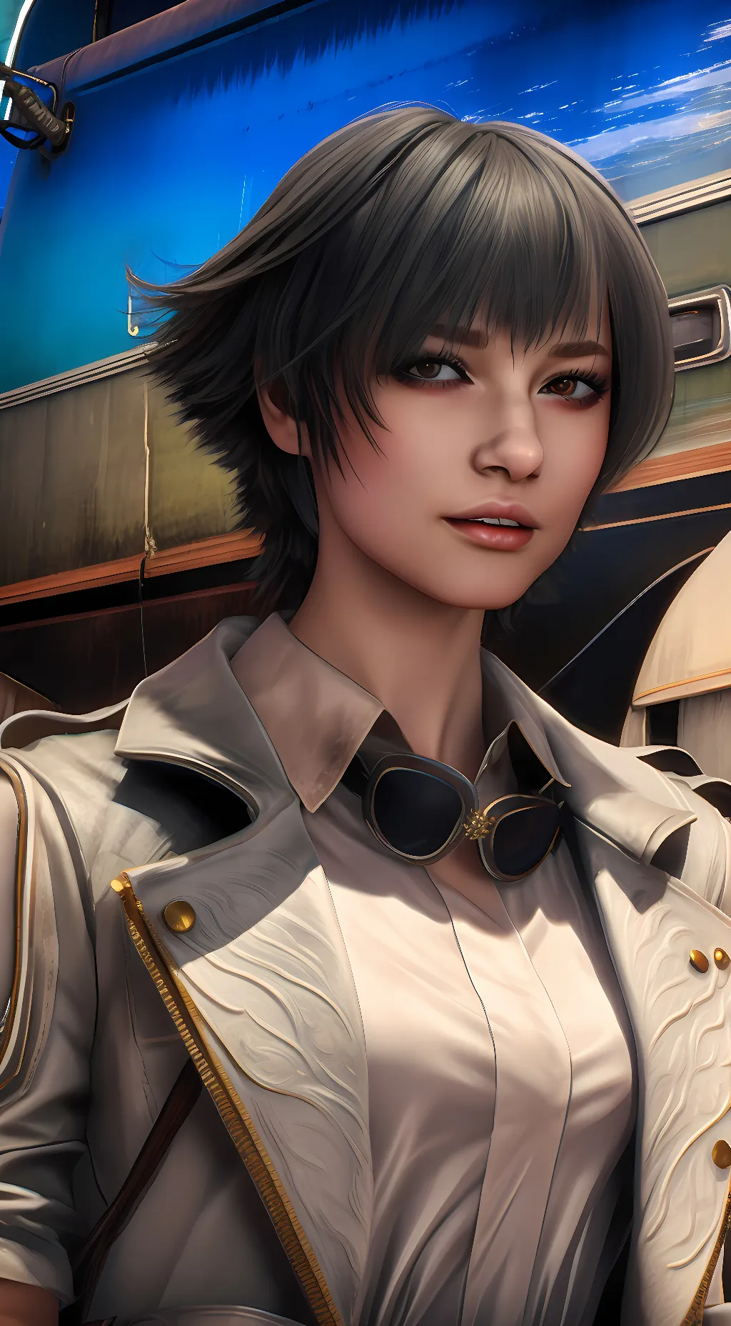 ai character: Lady background